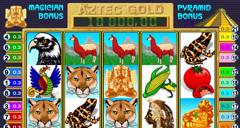 Игровой автомат Золото Ацтеков (Aztec Gold)